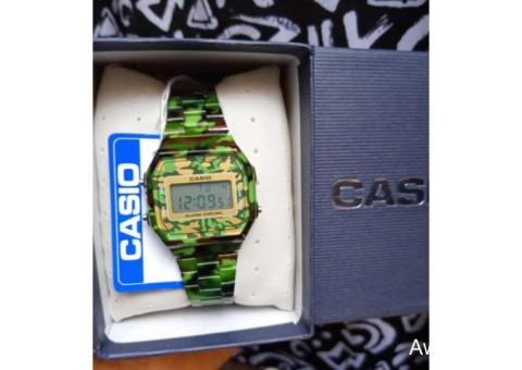 Classic Casio A168 camouflage special edition