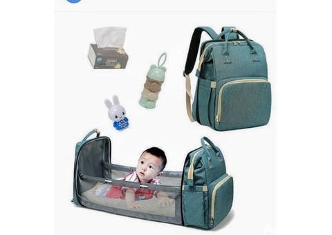 Baby Multifunctional Diaper Bag. It also serves as a Cot (Call or WhatsApp - 08033006907)