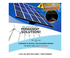 Installation and Maintenance of Renewable Energy - CALL 08050646887