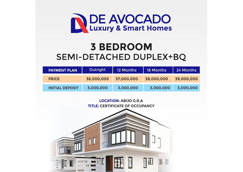  2 & 3 Bdr Duplexes For Sale at Abijo GRA -  Call  09027012574