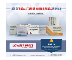 Indian Brands of Enzalutamide 40 mg Capsules