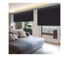 100%Blackout Waterproof Fabric Roller Shades (Blinds)