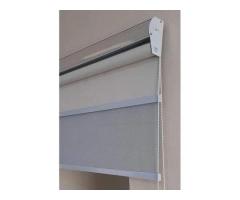 100%Blackout Waterproof Fabric Roller Shades (Blinds)