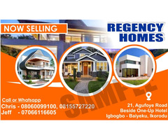 We Are Selling Plots of Land at Regency Homes (Call or Whatsapp - 08060099100)