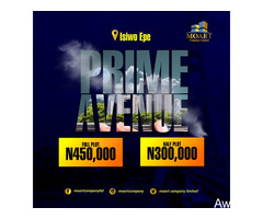 Plots of land For Sale at PRIME AVENUE, Epe (Call or Whatsapp - 08138322346) 