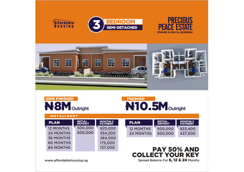 Get Your Land or Apartment in Ibeju Lekki and MAYA IKORODU LAGOS 