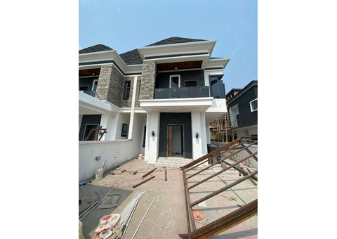 Very Spacious 5 Bedrooms Semi Detached Duplex with Bq for sale at Ikota, Lekki 