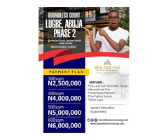 Land Ownership Made Easy - Boundless Court Lugbe, Abuja Phase 1 and Phase 2 
