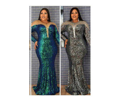 Get Your Turkey Gown, Lace with Ankara,  Senigalise Lace, India Wears and more - Image 5