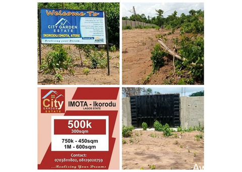 Land For Sale - Enjoy 20% to 30% Discount on CIty Garden Estate Ikorodu