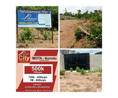 Land For Sale - Enjoy 20% to 30% Discount on CIty Garden Estate Ikorodu
