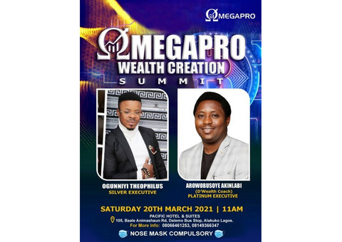 OMEGAPRO FINANCIAL SUMMIT (ALAGBADO EDITION) - JOIN NOW AND EARN BIG