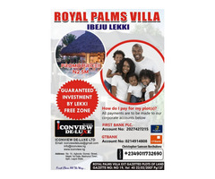Affordable Plots of Land For Sale at Royal Palms Villa Extension, Igbekodo Town, Ibeju Lekki 