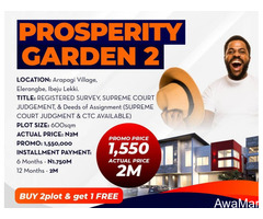 Plots of Land For Sale at Prosperity Garden Phase 2, Elerangbe, Lekki - Call 08085761452 - Image 2