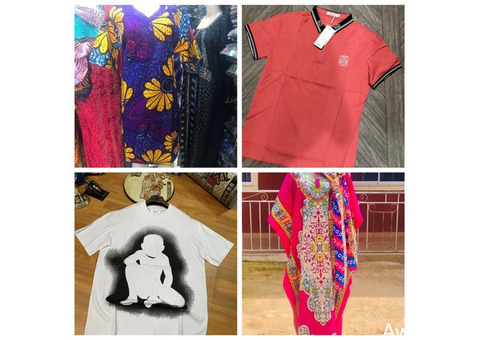 Order For Ready Made Ankara with lace, Senigalise Lace, Polo, Tops and more 