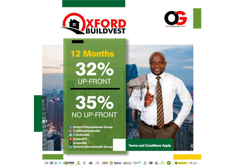 Looking for a safe place to invest with returns? Invest with Oxford Buildvest