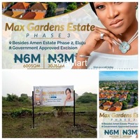 Land at Max Gardens Phase 3, Eluju, Ibeju - Lekki