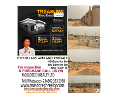 Buy Your Plots of Land and Houses at TREASURE HILLTOP ESTATE, ALAGBADO