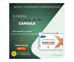 Buy Sunixar 25 mg Online | Sun Pharma Sunitinib Capsule