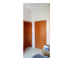 Internal Flush Doors made of MDF wood, with frame, stopper, architrave and profile 