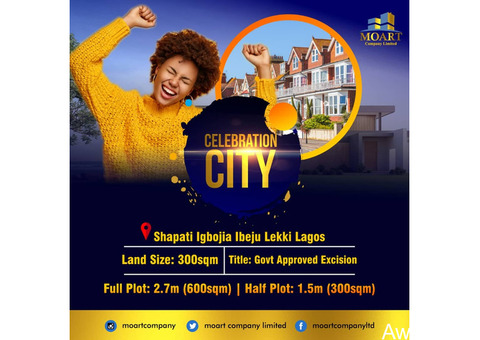 Buy Your Plot of Land at Celebration City, Shapati Igbojia, Ibeju Lekki