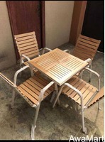 A Set of 4 Chairs and a Table Available For Sale