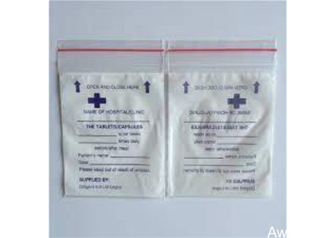 Drug depensing envelope (plastic) IN NIGERIA BY SCANTRIK MEDICAL SUPPLIES