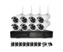 Complete sets of wireless cctv cameras 8 chanels.