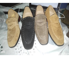 Order For Leather Suede Loafers for men in Black, Green, Blue and Brown