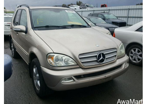 2004 MERCEDES ML-350 FOR SALE AT AUCTION PRICE  CALL 08068934551