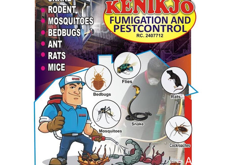 We offer Fumigating Service at Kenikjo Fumigation and Pest Control 