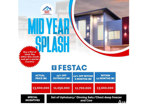 Buy a Plot of Land AT FESTAC - CALL 08038799889