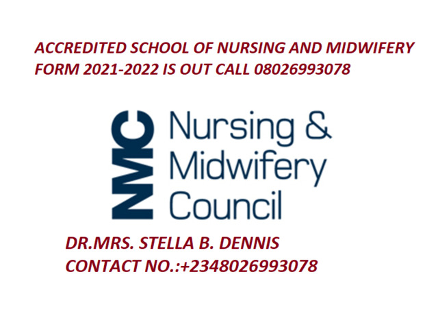 Kwara State School of Nursing 2021/2022 Admission Form is out call 08026993078  - 1