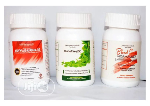 Diabecare DC and Blood Sugar Normalizer with Ashwagandha DS