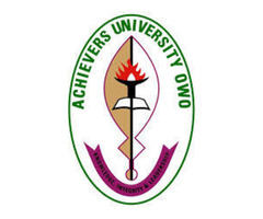 Achievers University, Owo Post-UTME Form 2021/2022 Registration Form Out 