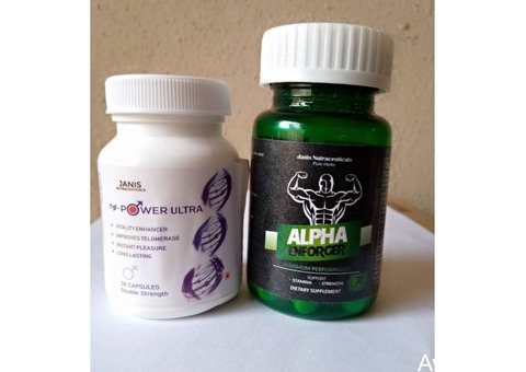BUY M POWER ULTRA AND ALPHA ENFORCER - 2-IN-1 TOTAL CURE FOR MEN INFERTILITY 
