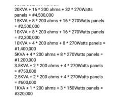We Install Solar Inverters, CCTV Camera, Electric Wire Fencing  ETC
