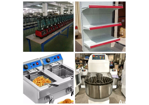 Get Your Gas Oven, Mixer, Snacks Warmer, Supermarket Shelves etc