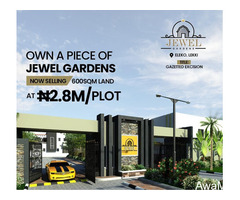 We are Selling Plots of Land at JEWEL GARDENS, Eleko, Ibeju Lekki