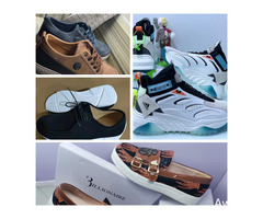 Half Leather Shoes, Full Shoes and Sneakers Available For Sale - Image 3