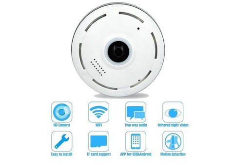 (POE+WIFI+SD CARD SLOT) Fisheye 360 Degree IP Camera BY HIPHEN SOLUTIONS