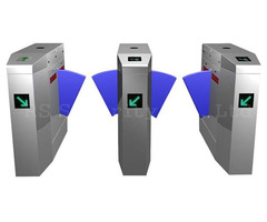 3 Lanes Flap Barrier Swing Turnstile Access Control Security BY HIPHEN SOLUTIONS