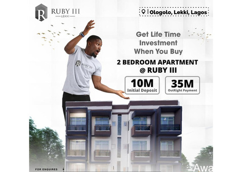 2 Bedroom Apartment at RUBY 3 LEKKI - Call  08130979974