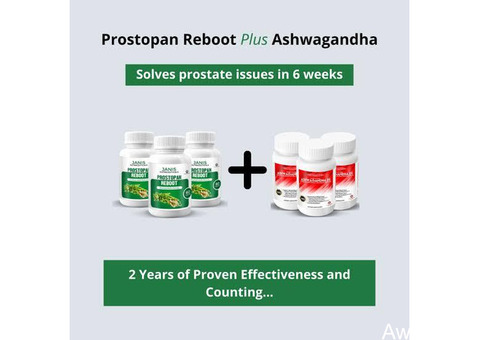 Prostopan Reboot PLUS Ashwagandha DS for PROSTATE WELLNESS