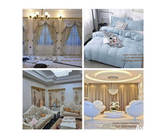  Curtains, Blinds, Bedsheets, Furniture, Center Rug and more