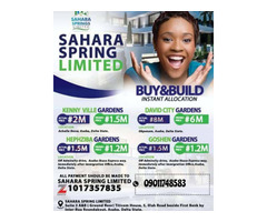 Plot of Land Today from Sahara Spring Limited in Asaba, Delta