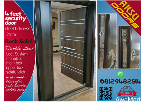 4ft Security Door with different Lock System 