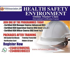 REGISTER NOW - Health Safety Environment Online Master Class (International Certificate Course)  - Image 1