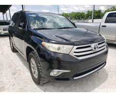 2011 TOYOTA HIGHLANDER BASE FOR AUCTION CALL: 07045512391