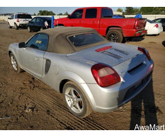 2001 TOYOTA MR2 SPYDER FOR AUCTION CALL: 07045512391